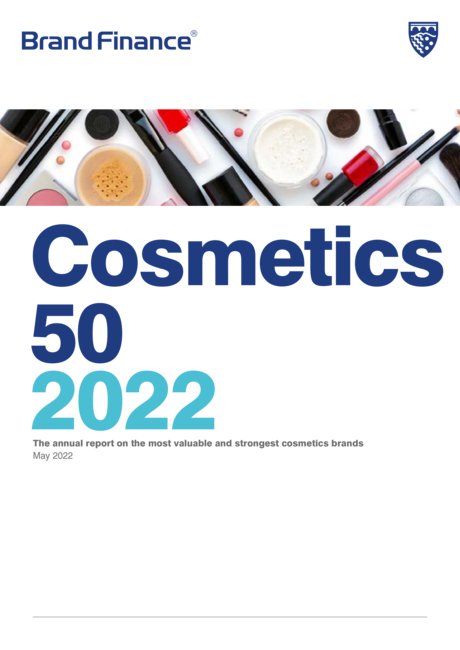 品牌金融(Brand Finance):2022年全球化妆品品牌价值50强年度报告(英文版)